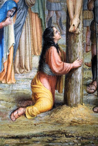 « Crucifixion du Christ »   Huile sur panneau